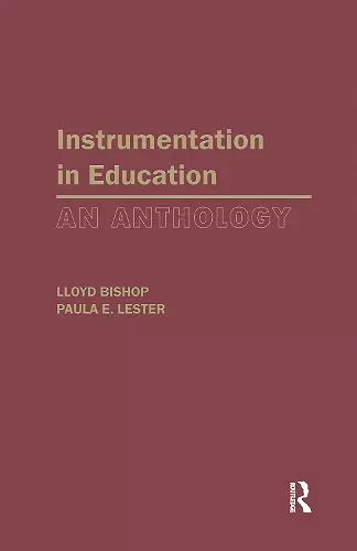 Instrumentation in Education cover