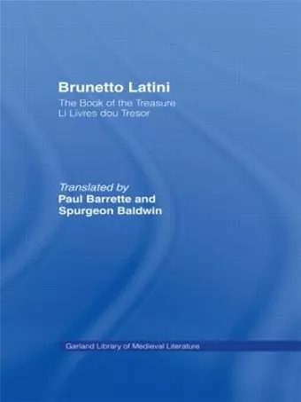 Brunetto Latini cover