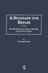 A Standard for Repair cover