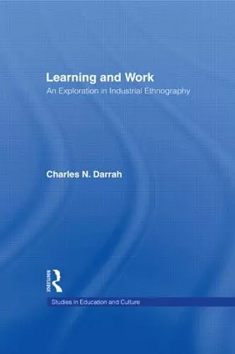 Learning and Work cover