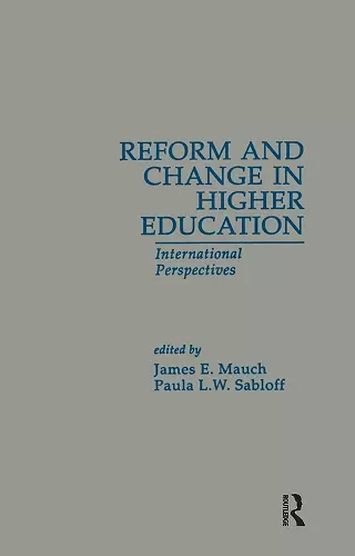 Reform and Change in Higher Education cover