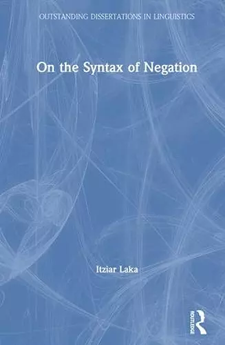 On the Syntax of Negation cover