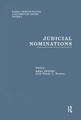 Judicial Nominations cover