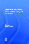 Texts and Textuality cover