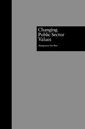 Changing Public Sector Values cover