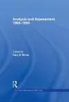 Analysis and Assessment, 1980-1994 cover