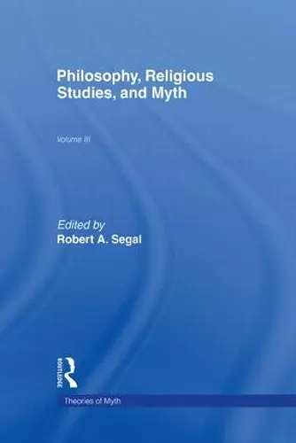 Philosophy, Religious Studies, and Myth cover