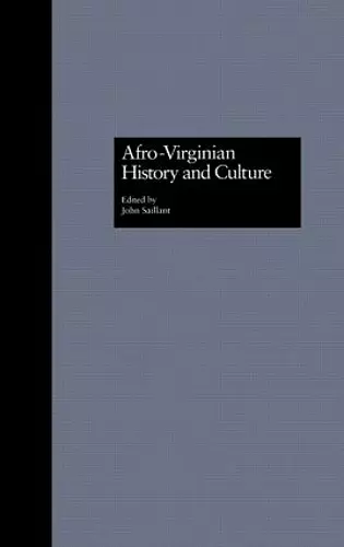 Afro-Virginian History and Culture cover