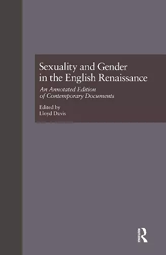 Sexuality and Gender in the English Renaissance cover