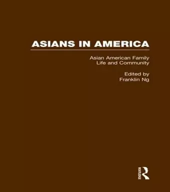 Asian American Family Life and Community cover