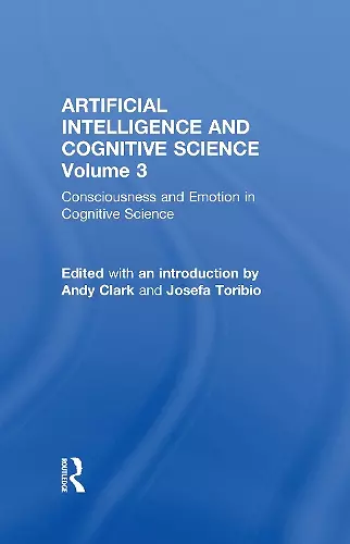 Consciousness and Emotion in Cognitive Science cover