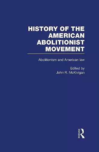 Abolitionism and American law cover