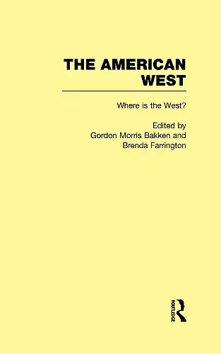 Where is the West? cover