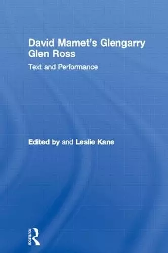 David Mamet's Glengarry Glen Ross cover