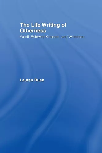 The Life Writing of Otherness cover