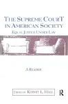 The Supreme Court in American Society Reader cover