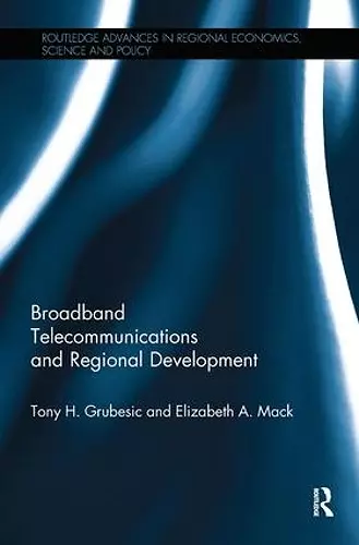 Broadband Telecommunications and Regional Development cover