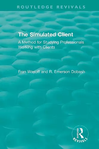 The Simulated Client (1996) cover