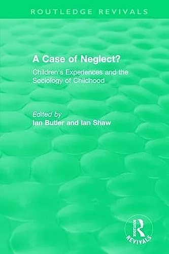 A Case of Neglect? (1996) cover