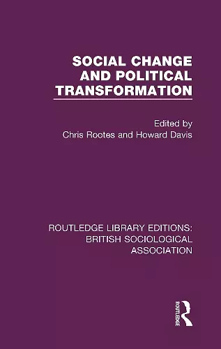 Social Change and Political Transformation cover