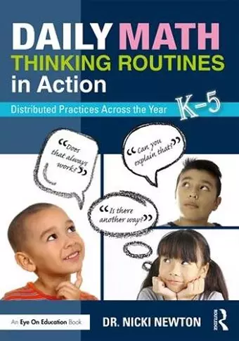 Daily Math Thinking Routines in Action cover