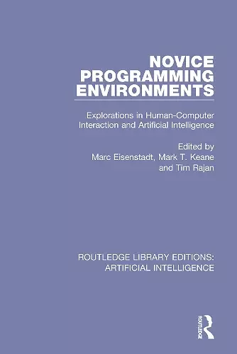 Novice Programming Environments cover