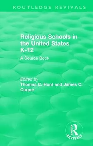 Religious Schools in the United States K-12 (1993) cover