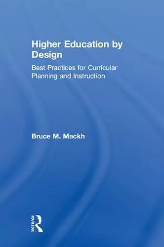 Higher Education by Design cover