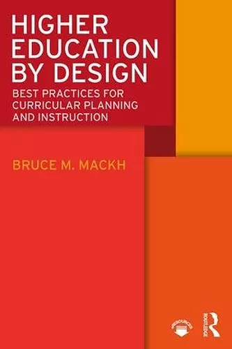 Higher Education by Design cover