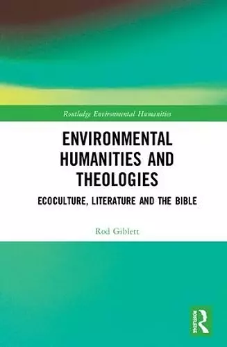 Environmental Humanities and Theologies cover