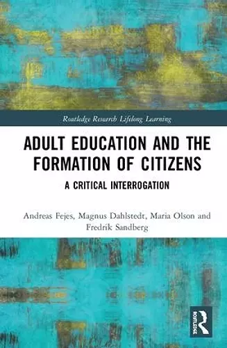 Adult Education and the Formation of Citizens cover