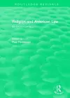 Routledge Revivals: Religion and American Law (2006) cover