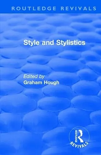 Routledge Revivals: Style and Stylistics (1969) cover