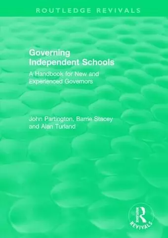 Governing Independent Schools cover