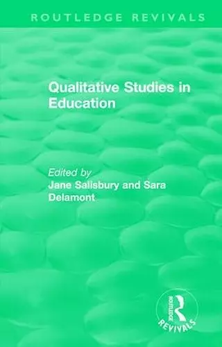 Qualitative Studies in Education (1995) cover