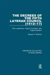 The Decrees of the Fifth Lateran Council (1512–17) cover