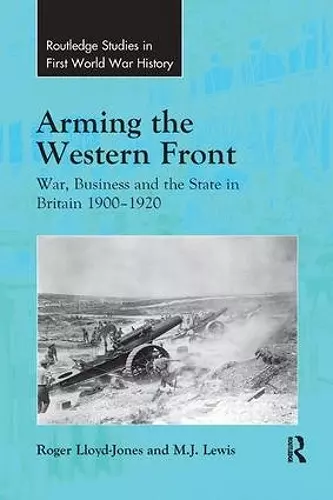 Arming the Western Front cover