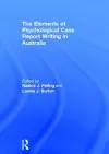 The Elements of Psychological Case Report Writing in Australia cover