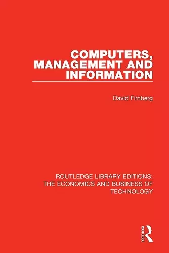 Computers, Management and Information cover