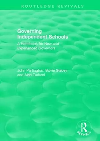 Governing Independent Schools cover