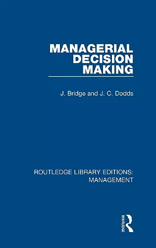 Managerial Decision Making cover