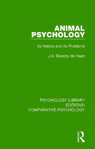 Animal Psychology cover