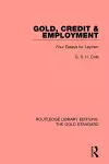 Gold, Credit and Employment cover