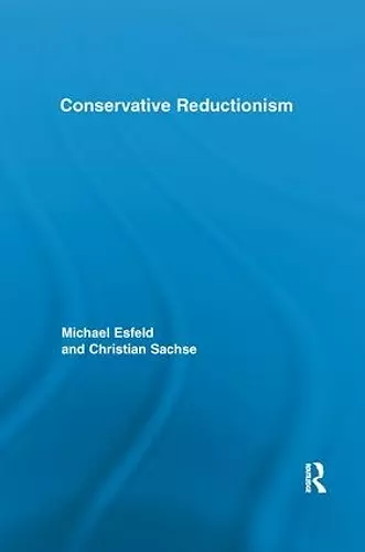 Conservative Reductionism cover