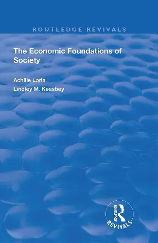 Economic Foundations of Society cover