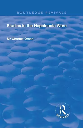 Revival: Studies in the Napoleonic Wars (1929) cover