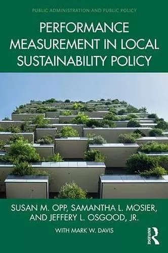 Performance Measurement in Local Sustainability Policy cover