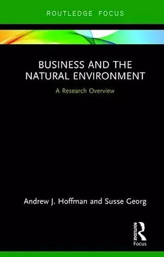 Business and the Natural Environment cover