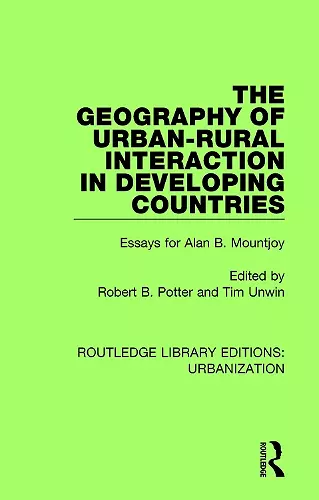 The Geography of Urban-Rural Interaction in Developing Countries cover