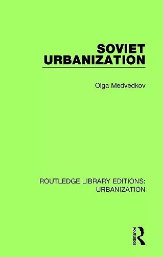 Soviet Urbanization cover